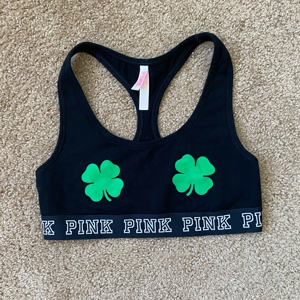 PINK Shamrock Bralette